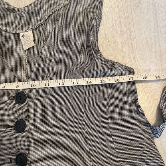 90s vintage houndstooth romper - Picture 7 of 10